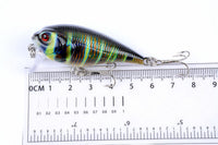 4x 5.5cm Popper Crank Bait Fishing Lure Lures Surface Tackle Saltwater Kings Warehouse 
