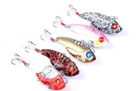 4x 5.5cm Vib Bait Fishing Lure Lures Hook Tackle Saltwater Kings Warehouse