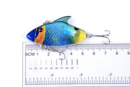 4x 5.5cm Vib Bait Fishing Lure Lures Hook Tackle Saltwater Kings Warehouse 