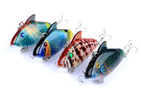 4x 5.5cm Vib Bait Fishing Lure Lures Hook Tackle Saltwater Kings Warehouse 