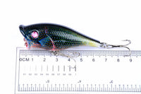 4X 6.5cm Popper Poppers Fishing Lure Lures Surface Tackle Fresh Saltwater Kings Warehouse 