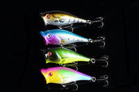 4X 6.5cm Popper Poppers Fishing Lure Lures Surface Tackle Fresh Saltwater Kings Warehouse 