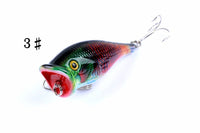 4X 6.5cm Popper Poppers Fishing Lure Lures Surface Tackle Fresh Saltwater Kings Warehouse 