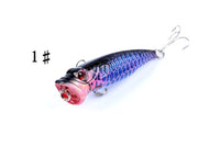 4X 6.5cm Popper Poppers Fishing Lure Lures Surface Tackle Fresh Saltwater Kings Warehouse 