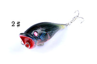 4X 6.5cm Popper Poppers Fishing Lure Lures Surface Tackle Fresh Saltwater Kings Warehouse 