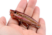 4X 6.5cm Popper Poppers Fishing Lure Lures Surface Tackle Fresh Saltwater Kings Warehouse 