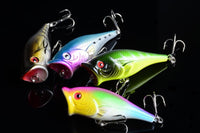 4X 6.5cm Popper Poppers Fishing Lure Lures Surface Tackle Fresh Saltwater Kings Warehouse 