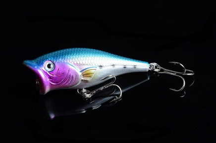 4X 6.5cm Popper Poppers Fishing Lure Lures Surface Tackle Fresh Saltwater Kings Warehouse 