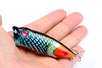 4X 6.5cm Popper Poppers Fishing Lure Lures Surface Tackle Saltwater Kings Warehouse 