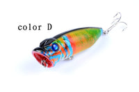 4X 6.5cm Popper Poppers Fishing Lure Lures Surface Tackle Saltwater Kings Warehouse 