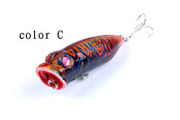 4X 6.5cm Popper Poppers Fishing Lure Lures Surface Tackle Saltwater Kings Warehouse 