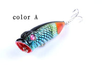 4X 6.5cm Popper Poppers Fishing Lure Lures Surface Tackle Saltwater Kings Warehouse 
