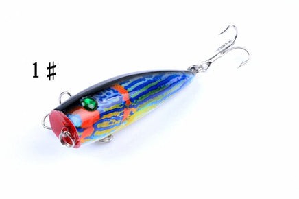 4X 6.8cm Popper Poppers Fishing Lure Lures Surface Tackle Saltwater Kings Warehouse 