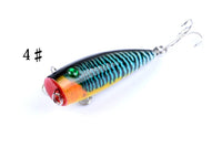 4X 6.8cm Popper Poppers Fishing Lure Lures Surface Tackle Saltwater Kings Warehouse 