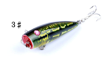 4X 6.8cm Popper Poppers Fishing Lure Lures Surface Tackle Saltwater Kings Warehouse 