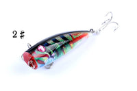 4X 6.8cm Popper Poppers Fishing Lure Lures Surface Tackle Saltwater Kings Warehouse 