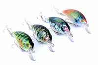 4x 7.5cm Popper Crank Bait Fishing Lure Lures Surface Tackle Saltwater Kings Warehouse 