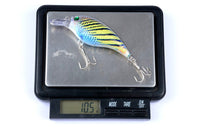 4x 7.5cm Popper Crank Bait Fishing Lure Lures Surface Tackle Saltwater Kings Warehouse 