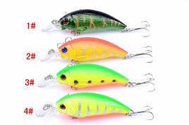 4x 7.5cm Popper Crank Bait Fishing Lure Lures Surface Tackle Saltwater Kings Warehouse 