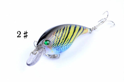 4x 7.5cm Popper Crank Bait Fishing Lure Lures Surface Tackle Saltwater Kings Warehouse 