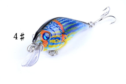 4x 7.5cm Popper Crank Bait Fishing Lure Lures Surface Tackle Saltwater Kings Warehouse 