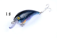 4x 7.5cm Popper Crank Bait Fishing Lure Lures Surface Tackle Saltwater Kings Warehouse 