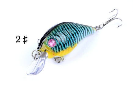 4x 7.5cm Popper Crank Bait Fishing Lure Lures Surface Tackle Saltwater Kings Warehouse 