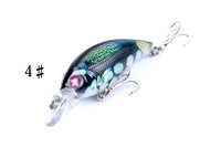 4x 7.5cm Popper Crank Bait Fishing Lure Lures Surface Tackle Saltwater Kings Warehouse 