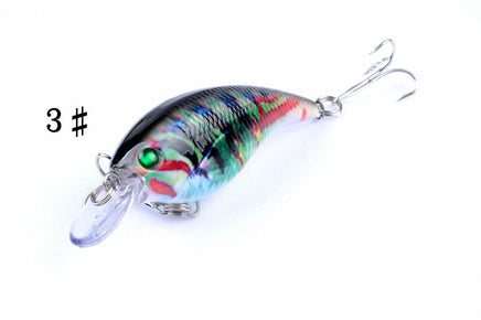 4x 7.5cm Popper Crank Bait Fishing Lure Lures Surface Tackle Saltwater Kings Warehouse 