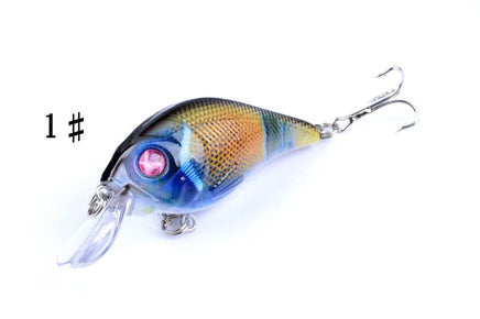 4x 7.5cm Popper Crank Bait Fishing Lure Lures Surface Tackle Saltwater Kings Warehouse 
