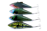 4x 8.5cm Vib Bait Fishing Lure Lures Hook Tackle Saltwater Kings Warehouse 