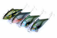 4x 8.5cm Vib Bait Fishing Lure Lures Hook Tackle Saltwater Kings Warehouse 