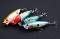 4X 8cm Popper Poppers Fishing Lure Lures Surface Tackle Fresh Saltwater Kings Warehouse 