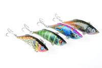 4x 8cm Vib Bait Fishing Lure Lures Hook Tackle Saltwater Kings Warehouse 