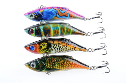 4x 8cm Vib Bait Fishing Lure Lures Hook Tackle Saltwater Kings Warehouse 