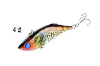 4x 8cm Vib Bait Fishing Lure Lures Hook Tackle Saltwater Kings Warehouse 