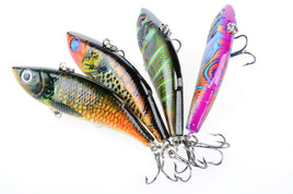 4x 8cm Vib Bait Fishing Lure Lures Hook Tackle Saltwater Kings Warehouse 