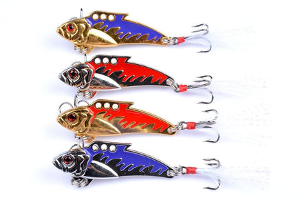 4X 8g Fishing Switchblade Blade VIBE VIB Metal Lures 50mm Kings Warehouse 