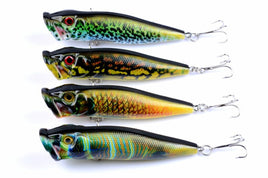 4X 9.5cm Popper Poppers Fishing Lure Lures Surface Tackle Saltwater Kings Warehouse 