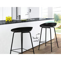 4x Bar Stools Kitchen Counter Stools Metal Furniture Kings Warehouse 