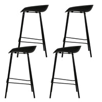 4x Bar Stools Kitchen Counter Stools Metal Furniture Kings Warehouse 