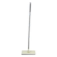 4x Microfiber Pads Flat Mop Bucket Kit 360 Rotating Self Wash Cleaning Commercial Kings Warehouse 