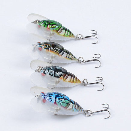 4x Popper Poppers 5cm Fishing Lure Lures Surface Tackle Fresh Saltwater Kings Warehouse 