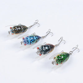 4x Popper Poppers 5cm Fishing Lure Lures Surface Tackle Fresh Saltwater Kings Warehouse 