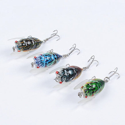 4x Popper Poppers 5cm Fishing Lure Lures Surface Tackle Fresh Saltwater Kings Warehouse 