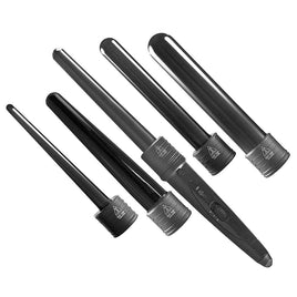 5 in 1 Hair Curler Wand Set Ceramic Styling Curling Iron Roller Barrel LED+Glove Kings Warehouse 