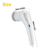 5 In 1 Handheld Electric Cleaning Brush Power Scrubber Cordless USB Rechargeable Kings Warehouse 