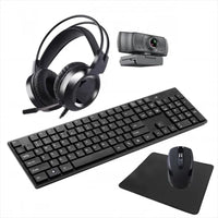 5 In 1 Wireless Keyboard Mouse Headset Webcam Combo Kings Warehouse 