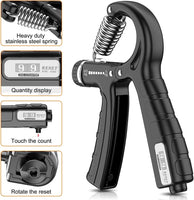 5 Pack Adjustable Resistance Hand Gripper Exerciser Workout Kit Kings Warehouse 