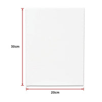 5 pack of 20x30cm Artist Blank Stretched Canvas Canvases Art Large White Range Oil Acrylic Wood Baby & Kids Kings Warehouse 